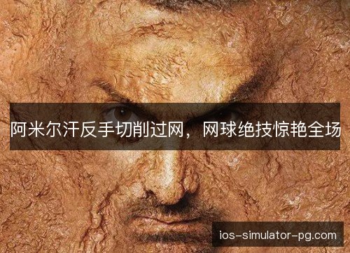 阿米尔汗反手切削过网，网球绝技惊艳全场